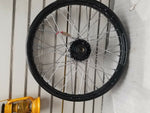 Black Front Spoke Wheel Harley Wide Glide Softail Springer 2.15x21 1984-1999 Sin