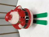 VTG ROSCO MILLER HARD PLASTIC CHRISTMAS SANTA GLOWS LIGHT 50'S DECO SKIIS