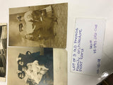 LOT OF 3 OLD PHOTOS FAMILY ARCHITECTURE POST CARDS