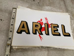 Ariel Motorcycle Decal Sticker 12x6 Red Hunter Square four Triumph Bsa Norton