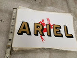Ariel Motorcycle Decal Sticker 12x6 Red Hunter Square four Triumph Bsa Norton