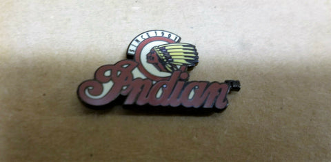VTG Indian Gilroy Motorcycle Chief Scout pin badge medallion emblem Hat Jacket