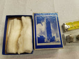 ANTUQUE ART DECO 1933 RCA BUILDING NEW YORK BAR CASTILE SOAP "ROCKEFELLER PLAZA"