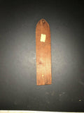 VINTAGE CHANEY TRU-TEMP MADE IN U.S.A WOODEN METAL STILL WORKS THERMOMETER