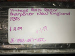 VINTAGE ROLLS RAZOR SHARPENER NEW ENGLAND 1930'S
