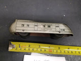Vtg Tin Metal Toy Train 1920's? Silver Streak Mail Coach Car Locomotive!