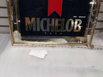 Michelob Beer Mirror Sign Man Cave Garage Breweriana Collectible 1990's Framed