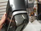 Carbon Fiber Charcoal Silver Right Saddlebag Street Glide FLHX 2014^ CVO Lower!!