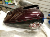 Harley Gas Tank Black Cherry Black Pearl 2005 Ultra Classic w emblems Touring