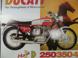 Vintage Classic Motorcycle Poster Ducati 1970 450 Mark 3 Desmo 22x26 advertiseme