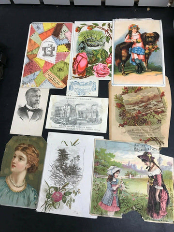 LOT OF VINTAGE TRADING CARDS MAGIC YEAST SINGER ARIOSA COFFEE