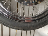 1974-1977 single discs front wheel assy ss spokes rotor Shovelhead FX Sportster