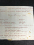 ANTIQUE SEWING GOODS SUMMER CATALOQUE 1883 TRADING CARDS