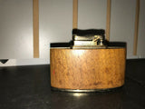 VINTAGE COLIBRI BY KREISLER U.S. ZONE GERMANY WOOD & BRASS TABLE LIGHTER DVJ