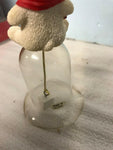 COCA-COLA BELL POLAR BEAR SWEATER COKE GLASS COLLECTIBLE KNICK KNACK CC SHELF