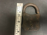 Vintage 1930's Rugby Padlock Miller Lock Co. Philadelphia Football Lock No Key N