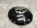 Black Skull Willie G Derby Clutch Cover Harley Sportster 2004^ 883 1200 Forty ei