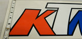 Vintage KTM Sticker decal trailer tool 18x41/2 Dirt Bike Motorcycle Racing AHRMA