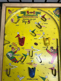 This Auction Is For A Vintage Poosh-m-up Pinball Style Game.  5 Games In One!