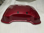 Lava Red Tour Pak Lid Harley 2004 Ultra Classic Road Glide FLH hinges Nice!