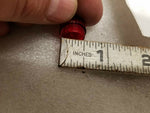 NOS Indicator light Lens Harley Panhead Red Electra Glide FLH Nacelle OEM Vintag