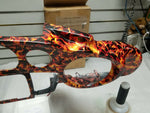 Flame Skull Custom Paint Inner Fairing Harley 2014^ FLHX FLH Street Ultra Glide!