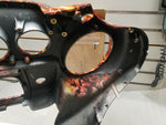 Flame Skull Custom Paint Inner Fairing Harley 2014^ FLHX FLH Street Ultra Glide!