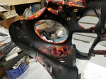 Flame Skull Custom Paint Inner Fairing Harley 2014^ FLHX FLH Street Ultra Glide!