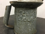 VTG ONE QUART GALVANIZED OIL CAN w/ FLEX SPOUT Type Q10 NYC-PA Approved 61 MINN