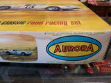 Aurora 1/32 Slot Car Set Box Pontiac GTO Ford GT40 Mint set Stickers controllers