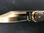 FALKNER 5279123 FOLDING POCKET KNIFE 420 STAINLESS STEEL WOLF ORIGINAL BOX