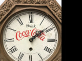 VINTAGE MIRRO PRODUCTS COCA-COLA WALL CLOCK W/PENDULUM HIGH POINT N.C. TICK TOCK