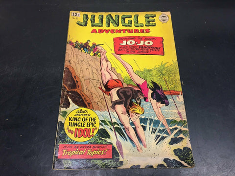 Vtg Jungle Adventures #17 (Super Comics) Jo-Jo Hard to Find Comic Book 1964