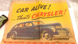 Antique Chrysler Airflow Lot Wyandotte Pressed Tin Toy Car 1939 Advertisement