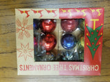 Mercury Glass Christmas Bulbs Fine Quality JIS S 4006 30 1/4 12 in original box