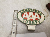 AAA License Plate Topper Vintage Auto Truck Motorcycl Indian Harley Hot Rat Rod