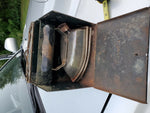 Antique Iron Orig Metal Box Case Sunbeam Logo Travel 1920's Collectible Display