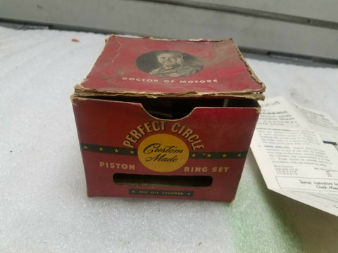 Vintage Perfect Circle Piston Rings Box Antique Harley Indian Thor Pope JD chief