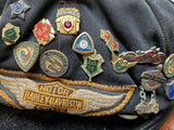 VINTAGE RIDING CAPTAINS CAP HAT HARLEY KNUCKLEHEAD PANEHAD AMA