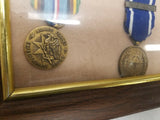 Bosnia medals Service Expeditionary ARMY SFOR Patch Miltary Framed Military Poli