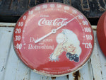 1984 Tca Thermometer Coca Cola Vintage Wall Hang Round Great Graphics Coke Soda!