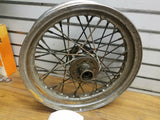 Vintage Rear Spoke Wheel 3.00x16 OEM Harley Ironhead Sportster 57-78 K Model