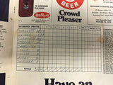 Vintage 1971 Pittsburgh Pirates Official Scorebook Mlb Three Rivers Stadium