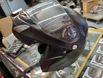 Bilt Modular FF Open Face Flip Up Helmet Full Face Denim Black Med used motorcyc