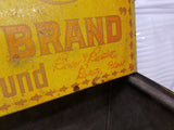 Vintage Bower & Bartlett's Boston tin country store coffee bin Counter Display!