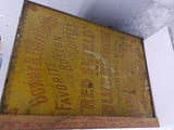 Vintage Bower & Bartlett's Boston tin country store coffee bin Counter Display!