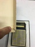 Vintage old retro GE General Electric transistor radio BLACK Model P820A Works