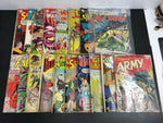 18 Original Dc War Time Comic Books Fightin Army Superboy Super Man Green la LOT