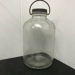 VINTAGE LINIT STARCH 1/2 GALLON GLASS BOTTLE W/BAIL HANDLE & ORIGINAL LID