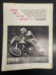 Vtg AMA 1966 Daytona 200 Motorcycle Race Classics Souvenir Program/Magazine Nice